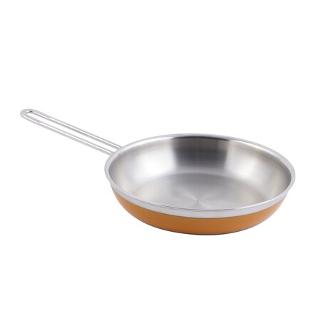 Bon Chef Classic Cntry French Col Saute Pan/Skillet-Long Hndle No Cov  11"X2 1/8"  2 Qt 12 Oz 60308ORANGE
